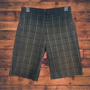 5 for $25🔥Micros Grey Plaid Mens Shorts Size‎ 32